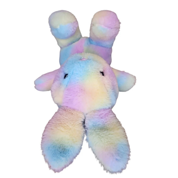 Easter Spark Create Imagine Bunny Rabbit Plush Pastel Bell Rattle Crinkle Pastel - Picture 6 of 8